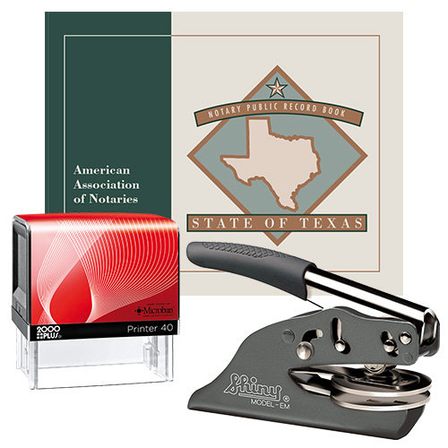 Texas Deluxe Notary Supplies Package I