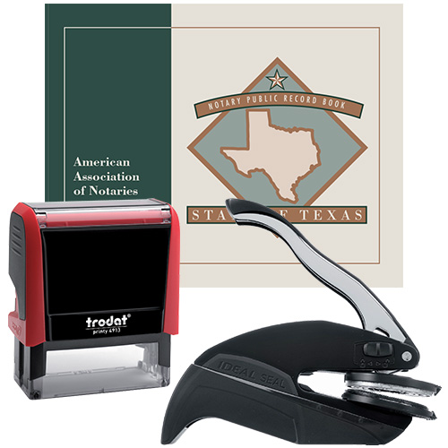 Texas Notary Supplies Deluxe Package