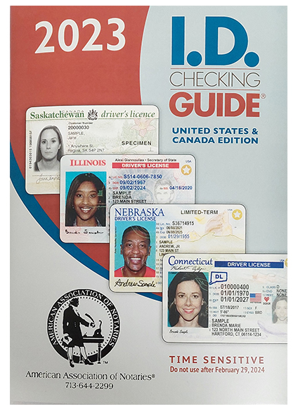 Notary ID Checking Guide 2023 Edition for Texas Notaries