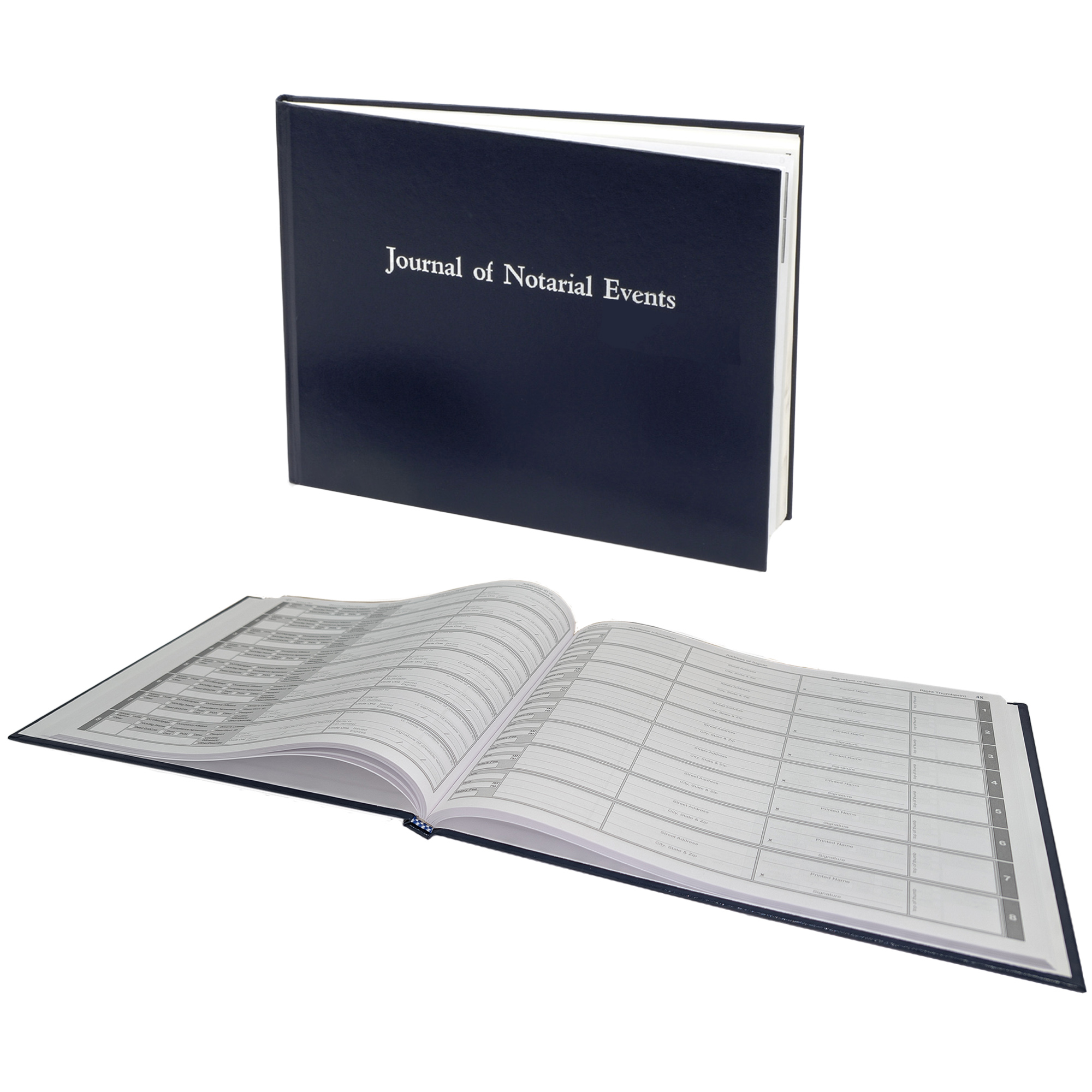 Texas Hard Cover Notary Public Journal - 488 Entries