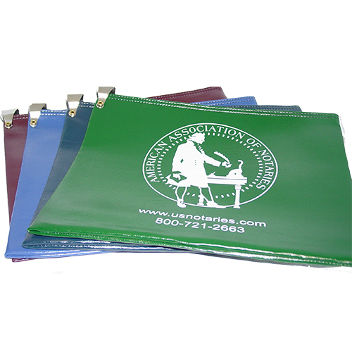 Texas Notary Supplies Locking Zipper Bag (12.5 x 10 inches)