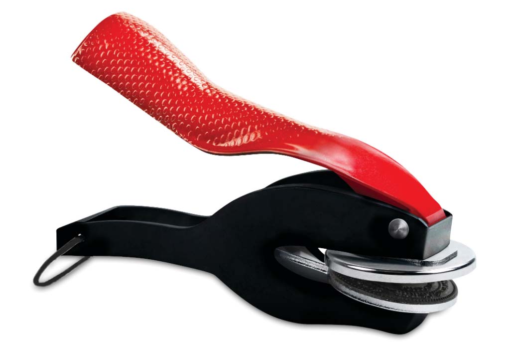 New! Texas Contour Comfort Notary Seal Embosser