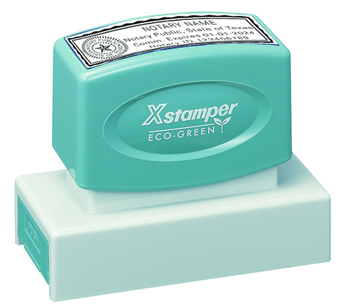 Texas Xstamper Notary Stamp Rectangular