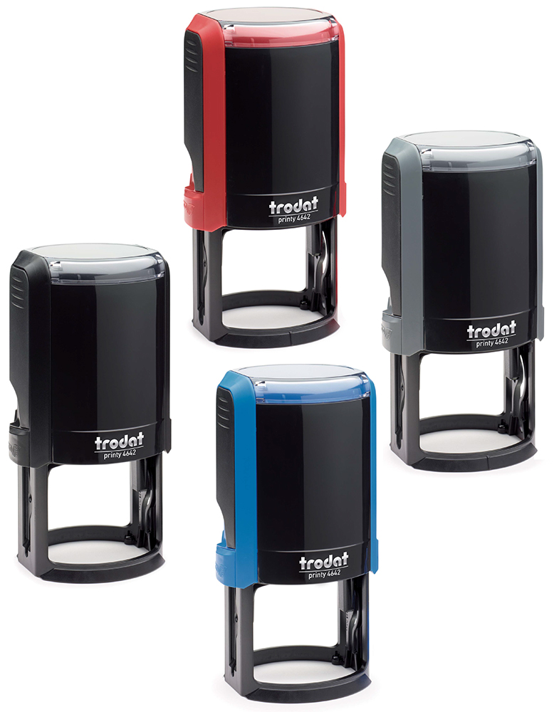 Texas Notary Stamp - Trodat 4642 Notary Self-inking Stamp (Round)
