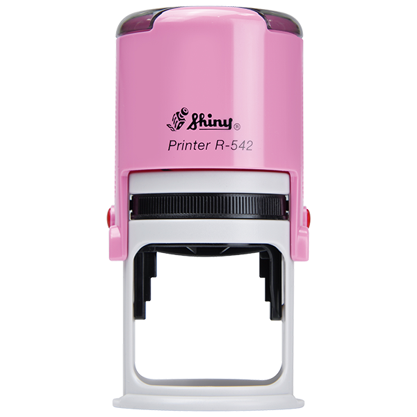 This elegant pink Texas notary stamp is made for notaries who like to produce round notary stamp impressions similar to a notary embosser's raised-letter seal impressions, but with less effort. The stamp base enables the notary to position the notary stamp impressions with an accuracy and guarantees the best imprint quality. With simple, gentle pressure, you can easily produce thousands of sharp round Texas notary stamp impressions without the need of an ink pad or re-inking. Available in four case colors and five ink colors. To order extra ink pads, select item # TX960; to order additional ink refill bottles select item # TX955.